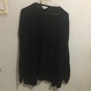 Black cardigan
